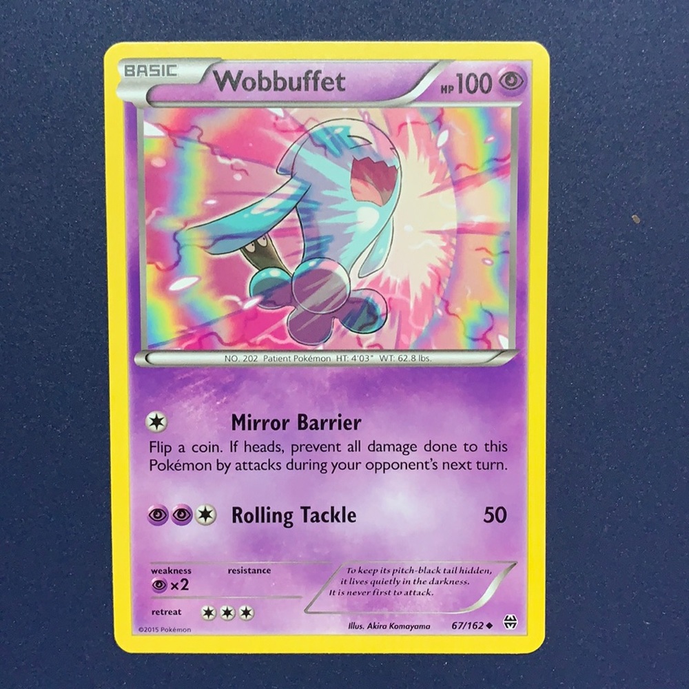 Wobuffet Pokémon card 67/162